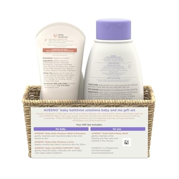 Aveeno Baby Bathtime Gift Set - Gentle Wash & Shampoo