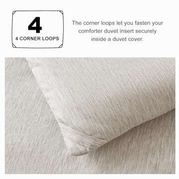 CozyLux California King Comforter Set - 3 Pieces Beige Soft Luxury Cationic Dyeing Cal King Size Bedding Comforter All Season, Breathable Lightweight Boho Bed Sets with 1 Comforter and 2 Pillow Shams