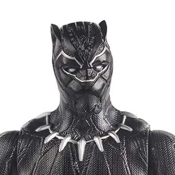 Avengers Marvel Titan Hero Series Black Panther Action Figure, 12-Inch Toy, Inspired by Marvel Universe, for Kids Ages 4 and Up