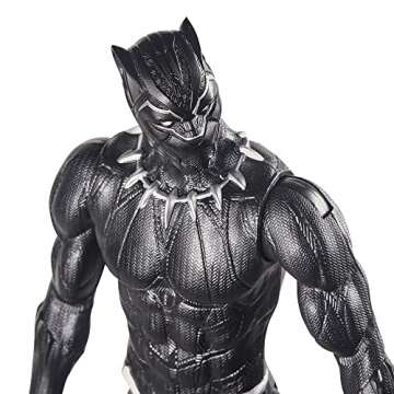 Avengers Marvel Titan Hero Series Black Panther Action Figure, 12-Inch Toy, Inspired by Marvel Universe, for Kids Ages 4 and Up