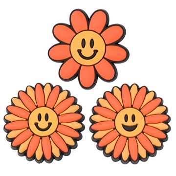 15 Colorful Smile Face Shoe Charms for Kids