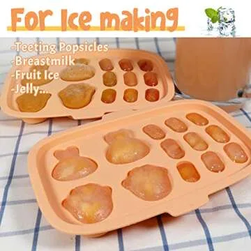 Peunitory Baby Food Freezer Tray for Healthy Baby Meals