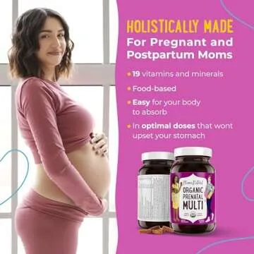 Mama Natural Organic Prenatal Vitamins for Women Vegan
