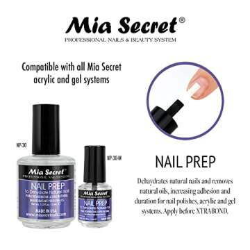 Mia Secret Nail Prep 0.5oz (NP-30) & Xtrabond Primer 0.5 oz (PR100)
