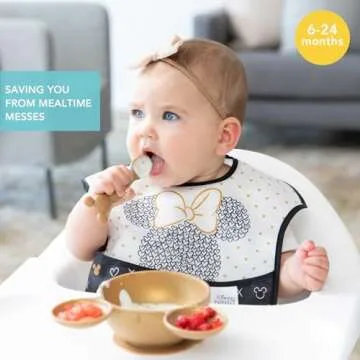 Bumkins Disney Bibs for Girl or Boy, SuperBib Baby and Toddler for 6-24 Months, Essential Must Have ...