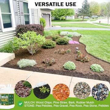 Secure Your Landscape with Teexpert Mulch Glue 32OZ