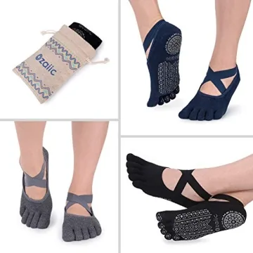 Ozaiic Yoga Socks for Women with Grip and Comfort