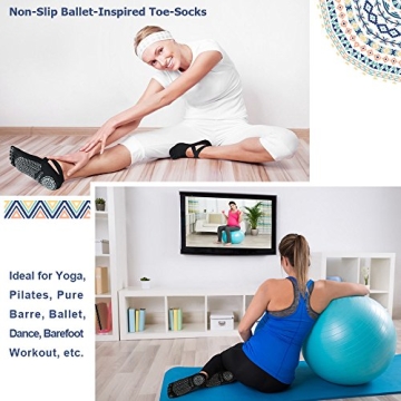 Ozaiic Yoga Socks for Women with Grip and Comfort