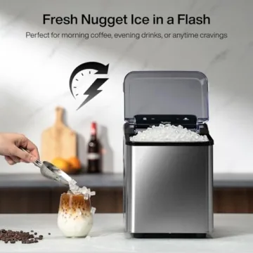 Typhur Fast Nugget Ice Maker for Chewable Ice at Home