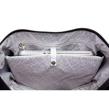 Sarah Wells Lizzy Breast Pump Bag - Compatible with Spectra, Medela, and More - Insulated Cooler Pocket (Black)