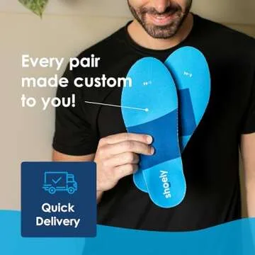 Shoely Custom Insoles for Arch Support & Foot Pain Relief