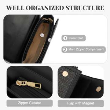 Oweisong Summer Purse for Women - Straw Crossbody Bag