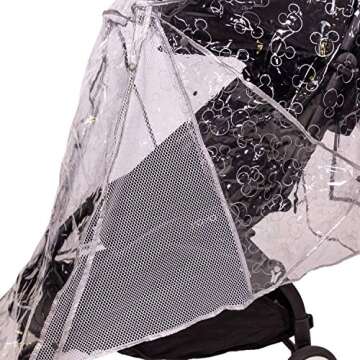 Disney Universal Stroller Rain Cover - Mickey Mouse Design