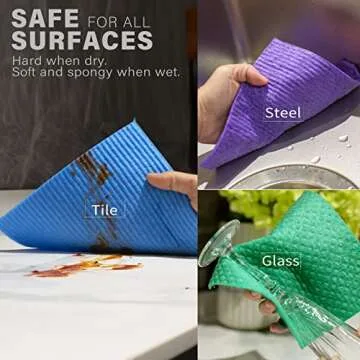 CCE Swedish Dishcloths Eco-Friendly Cleaning Cloths Reusable