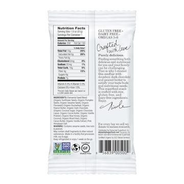 Elemental Superfood Seedbar - Dark Chocolate & Peanut Butter 12 Pack