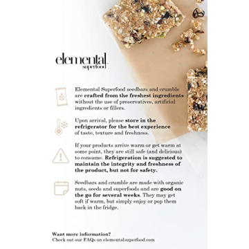 Elemental Superfood Seedbar - Dark Chocolate & Peanut Butter 12 Pack