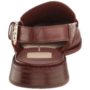 DOLCE VITA Women's Hardi Loafer, Brown Crinkle Patent, 7.5