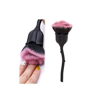 NITRIP Rose Shape Nail Art Brush for Dust Removal