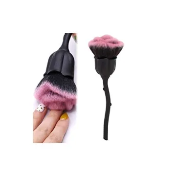 NITRIP Rose Shape Nail Art Brush for Dust Removal