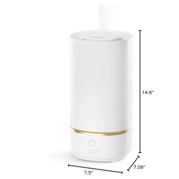 WOOZOO Ultrasonic Humidifier - 3L Cool Mist Quiet Comfort