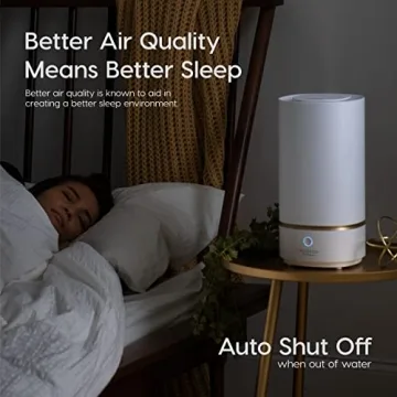 WOOZOO Ultrasonic Humidifier - 3L Cool Mist Quiet Comfort