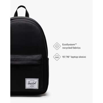 Eco-Friendly Herschel Classic XL Backpack in Black