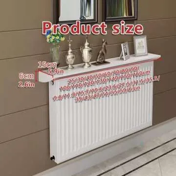 AYHARYLH Modern White Radiator Cover & Shelf