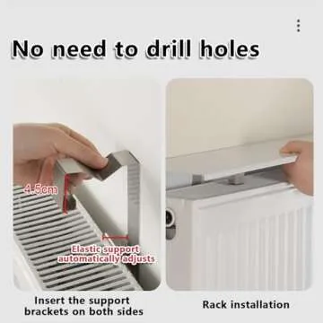 AYHARYLH Modern White Radiator Cover & Shelf