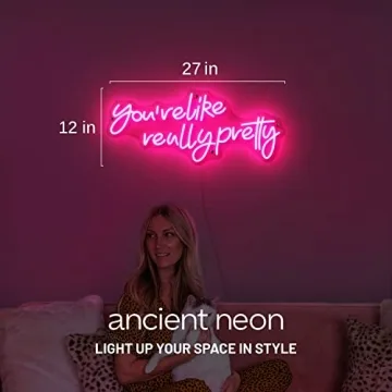 Large Neon Sign - You're Like Really Pretty - Home Decor