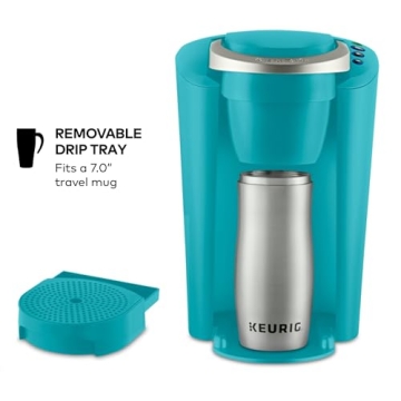 Keurig K-Compact Single-Serve Pod Coffee Maker in Turquoise