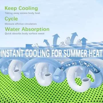 4 Packs Cooling Towels, 40" x 12" Microfiber Cooling Towels for Neck and Face, Soft Breathable Gym Towels for Working Out with Waterproof Bag & Carabiner, Sweat Towels for Running, Yoga, Travel, Climb