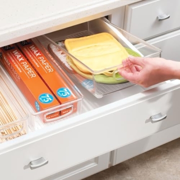 iDesign Stackable Bin for Kitchen, Pantry, and Fridge Organization