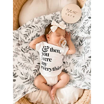 Miaoberry Organic Eucalyptus Baby Swaddle Set for Newborns