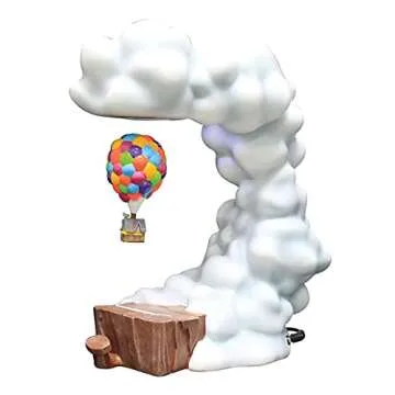 Enesco Grand Jester Studios LEVITATION Disney Pixar UP House LED Lit Statue Figurine, 11.42 Inch, Multicolor