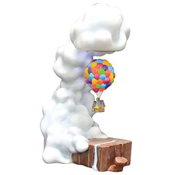 Enesco Grand Jester Studios LEVITATION Disney Pixar UP House LED Lit Statue Figurine, 11.42 Inch, Multicolor