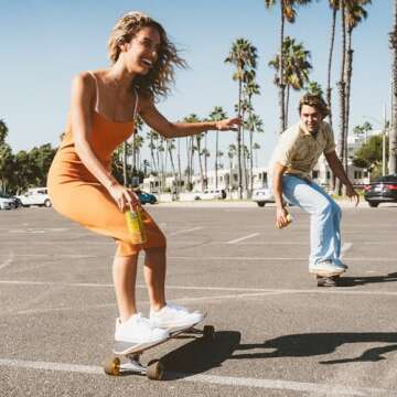 Guayakí Yerba Mate, Organic Sparkling Energy Drink Alternative, Cranberry Pomegranate, 80mg Natural Plant Based Caffeine, Smooth Energy & Focus, Carbonated, 15.5 Oz (Pack of 12) (Packaging May Vary)