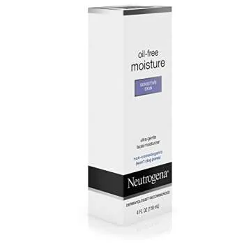 Neutrogena Oil-Free Daily Facial Moisturizer for Sensitive Skin, Lightweight & Fragrance Free