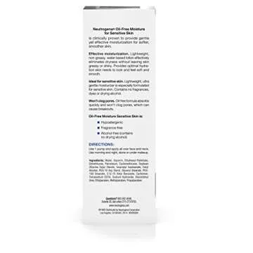 Neutrogena Oil-Free Facial Moisturizer for Sensitive Skin
