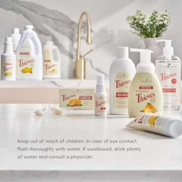 Young Living Thieves Ultra Concentrated Laundry Soap Cleaner | 32 fl oz | Potent and Plant Based | Cleaning Supplies | Laundry Detergent | Thieves Cleaning Products