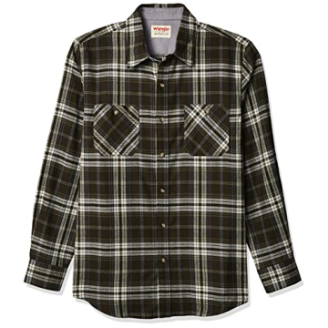 Wrangler Authentics Men's Long Sleeve Flannel Shirt - Super Comfortable and Stylish