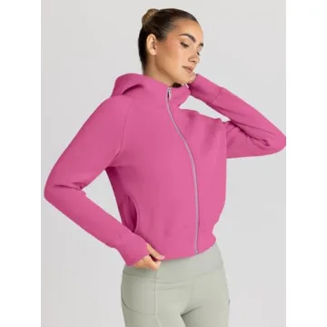 Trendy Queen Zip Up Fleece Hoodie for Women