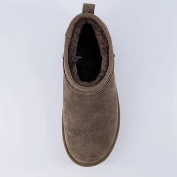 CUSHIONAIRE Hippy Women's Cozy Platform Ankle Boots