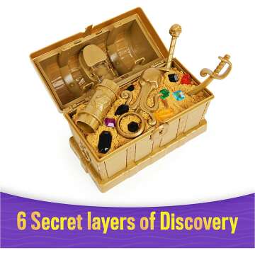 Kinetic Sand Treasure Hunt Playset with Gold Sand
