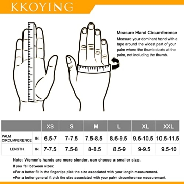 KKOYING Leather Work Gloves for Men & Women