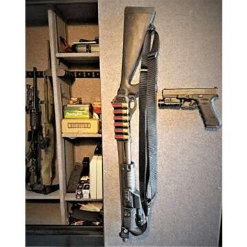 GTactic 2 Pack Magnetic Mount with Adhesive | Rubber Coated 45 Lbs Rated Magnet Mount & Holster | Concealed Holder for Firearms