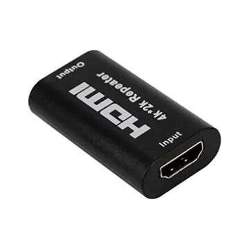 lakpad HDMI Repeater 4K UHD HDMI Female to Female HDMI Amplifier 40' HDMI Extender Up to 40 Meters Lossless Transmission for Oculus Rift and More