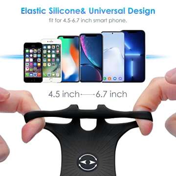 Cikyner Running Armband - 3 in 1 Detachable Sports Holder for Phone