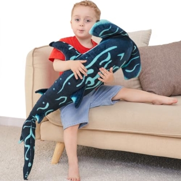 Beeyybuy 40-Inch Hammerhead Shark Plush Doll: Ultimate Stuffed Animal Experience