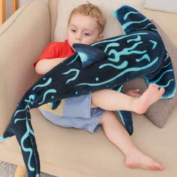 Beeyybuy 40-Inch Hammerhead Shark Plush Toy for All Ages