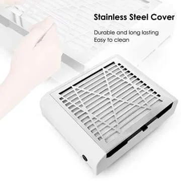 AONOLOVO Nail Dust Collector for Clean Nail Treatments